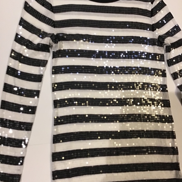 Micheal Kors Black and white striped sequin dress size xs - Picture 11 of 15